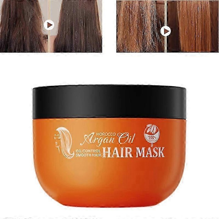 Masca de par hidratanta, 250g, tratament profesional pentru par uscat si deteriorat, pentru toate tipurile de par