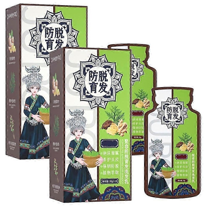 Sampon anti-cadere par cu extract de ghimbir, 200ml, curatare profunda, hranire naturala