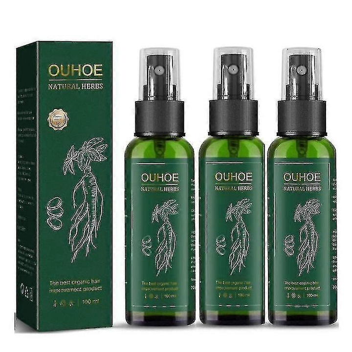 Spray de conditionare pentru par, Ouhoe, 100ml, efect de crestere a parului, reparare par deteriorat, 14.5x3.8x3.8cm