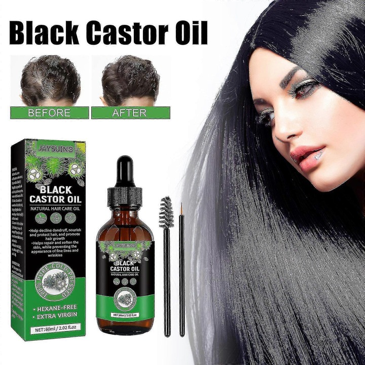 Serum revitalizant pentru par, tratament esential, ulei de ricin, 100ml, Jaysuing