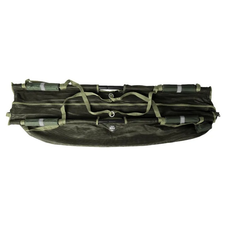 Сак за претегляне Delphin WSM, 125x45x30 см, издръжлив с масивни ципове, алуминиеви тръби с диаметър 25 мм, капацитет 50 кг