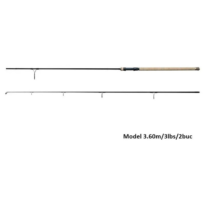 Lanseta Delphin Armada Carp Black Way 3.60m 3lbs - Lanseta de Pescuit Carp