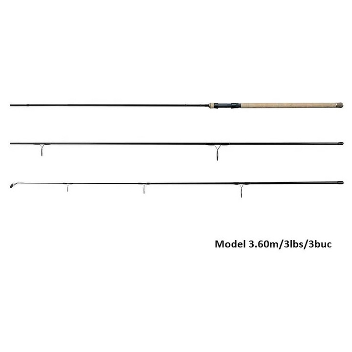 Lanseta Delphin Armada Carp Black Way 360cm 3lbs, 3 Tronsoane