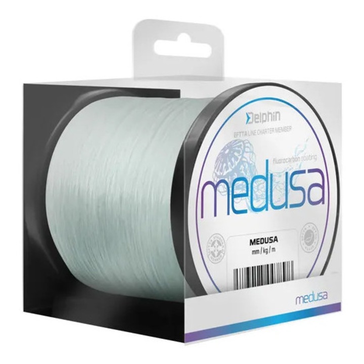 Fir Monofilament Delphin Medusa Transparent, 1100m, Diametru 0.33mm