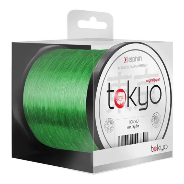 Fir Monofilament Delphin Tokyo Verde Fluo, 600m, Diametru 0.309mm
