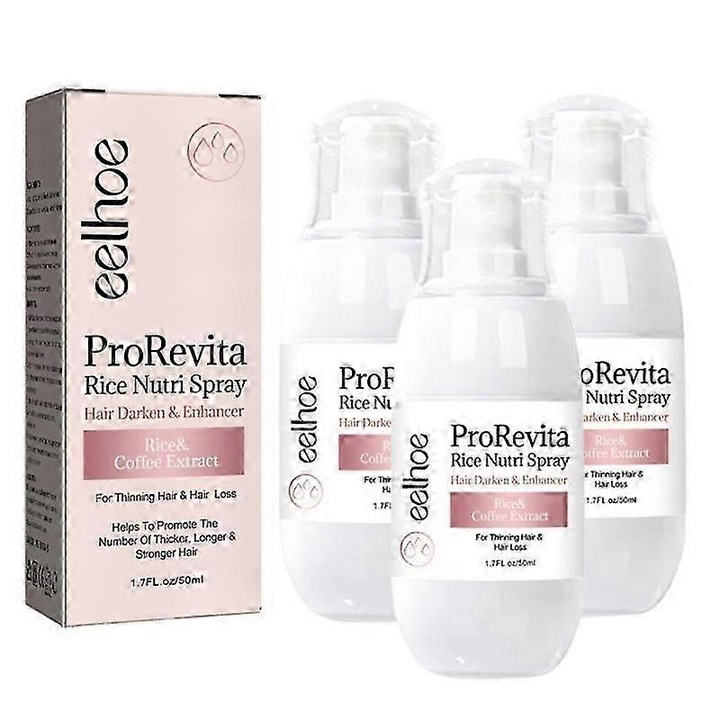 Set d3 3 spray uri esentiale pentru ingrijirea parului, Han Boli, 50ml, imbunatateste uscaciunea, parfum floral si fructat