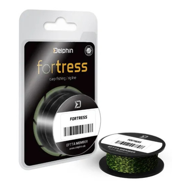 Fir Textil Delphin Fortress, Galben-Verde, 20m, 25 lbs