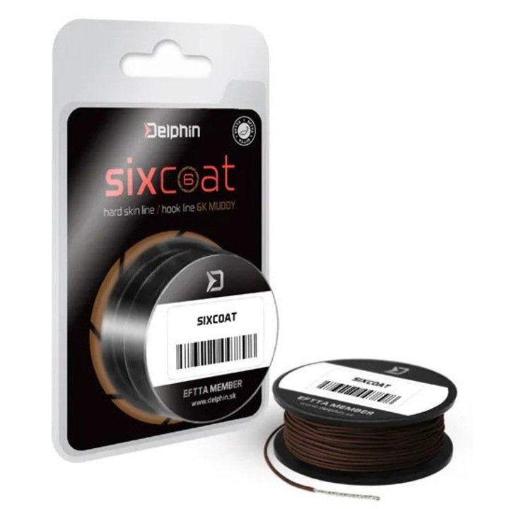 Текстилни конци Delphin Skin Line Sixcoat Muddy, 25 фунта (11,7 кг), 5-13 метра. Характеристики: Текстил, ролка 5-13 метра, цвят Muddy, 25 фунта (11,7 кг).