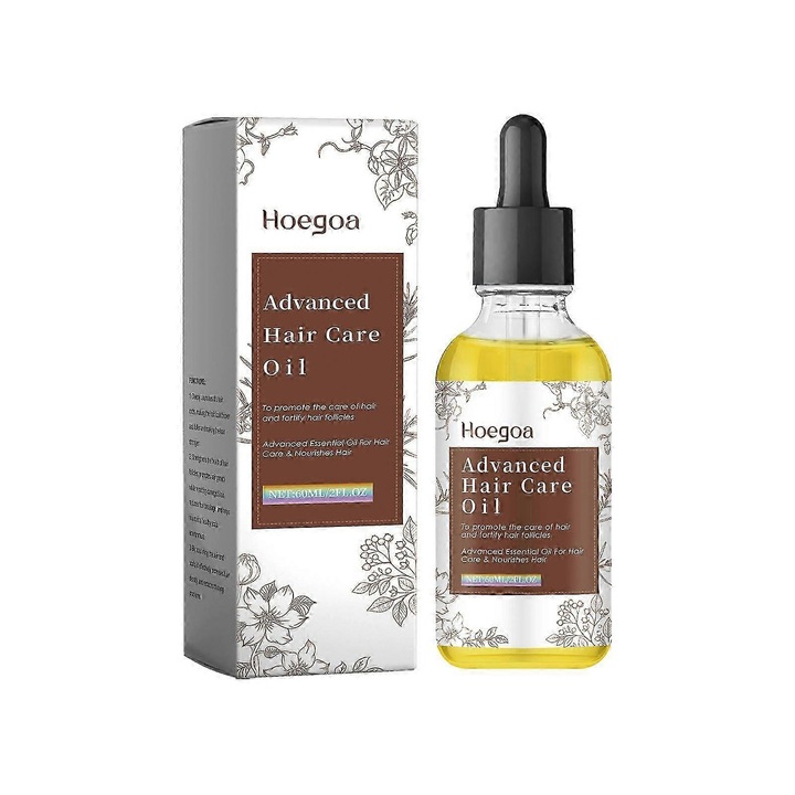 Ulei esential de rozmarin pentru intarirea parului, Hoegoa, 60ml