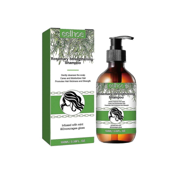 Sampon de par Rosemary, 100ml, curatare profunda, ingrijire scalp