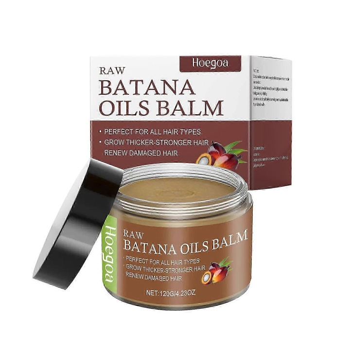 Balsam de par Batana, 100% natural, set 2 buc, pentru cresterea parului, hidratare si stralucire