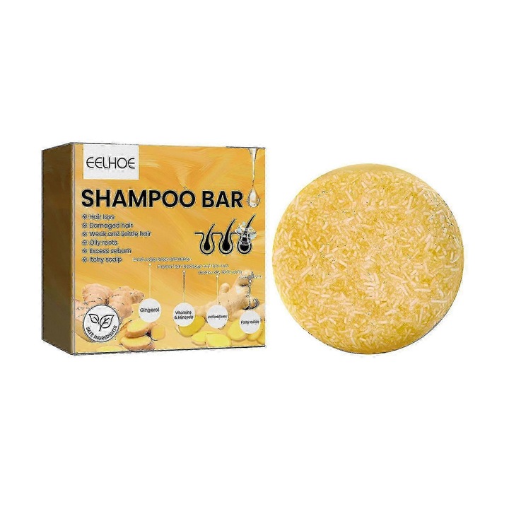 Шампоан за коса EELHOE Secret, за възстановяване на суха и увредена коса, 1 брой, жълт