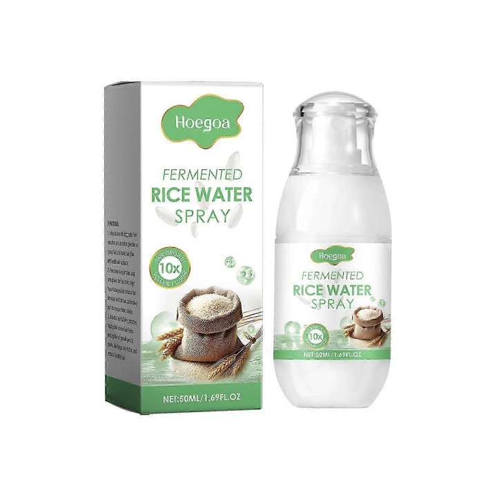 Rizsvíz hajnövesztéshez, természetes kezelés, 1 szett, 100% természetes, 250ml HOEGOA
