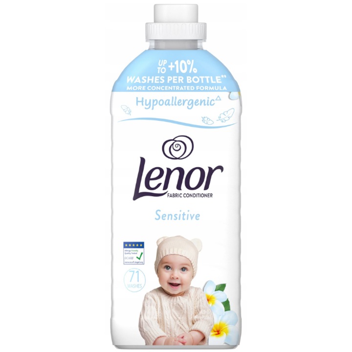 Balsam de rufe Lenor Sensitive 71 spalari,1491 ml