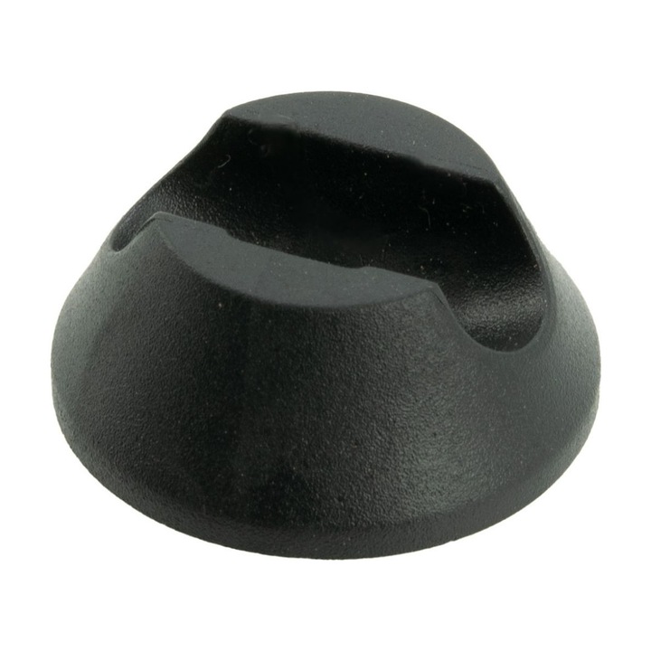 Suport pentru picioare masa/scaun B&B, plastic, negru, 31x15mm, pentru prindere pe 10mm