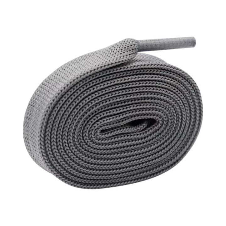 Sireturi sneakers gri, 120cm, late, poliester rezistent