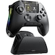 Controler wireless cu programare, display interactiv, butoane microswitch, joystick cu Hall Efect, lumini LED RGB, pentru PC, Switch, iOS, Android, negru