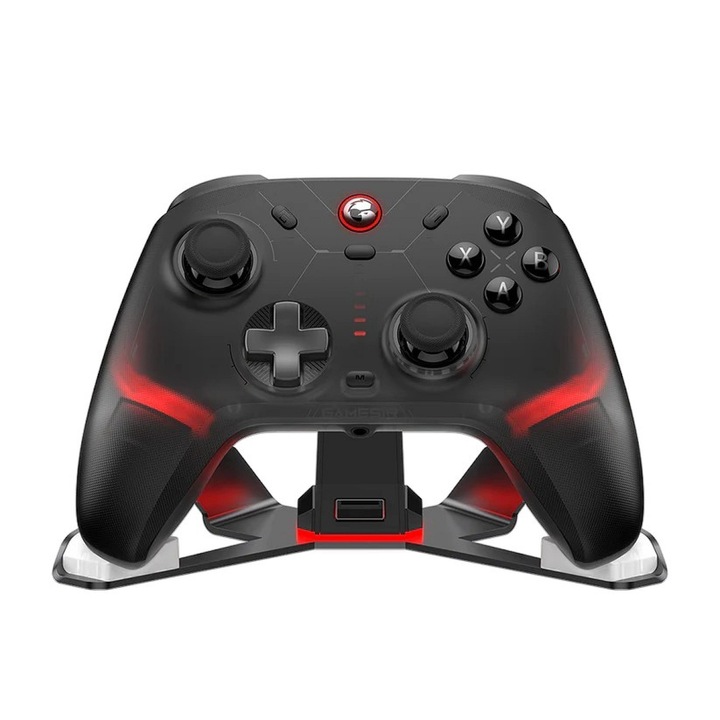Контролер GameSir Cyclone 2 Мултиплатформен (Bluetooth/USB-C/Безжичен) (PC/Switch/iOS/Android) Phantom Black