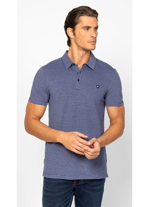 Heavy Tools DAFT NAVY XL férfi galléros rövidujjú póló