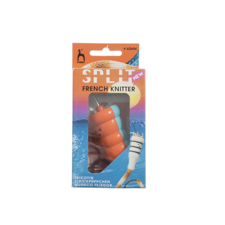 Dispozitiv de impletit split cu 12 picioruse