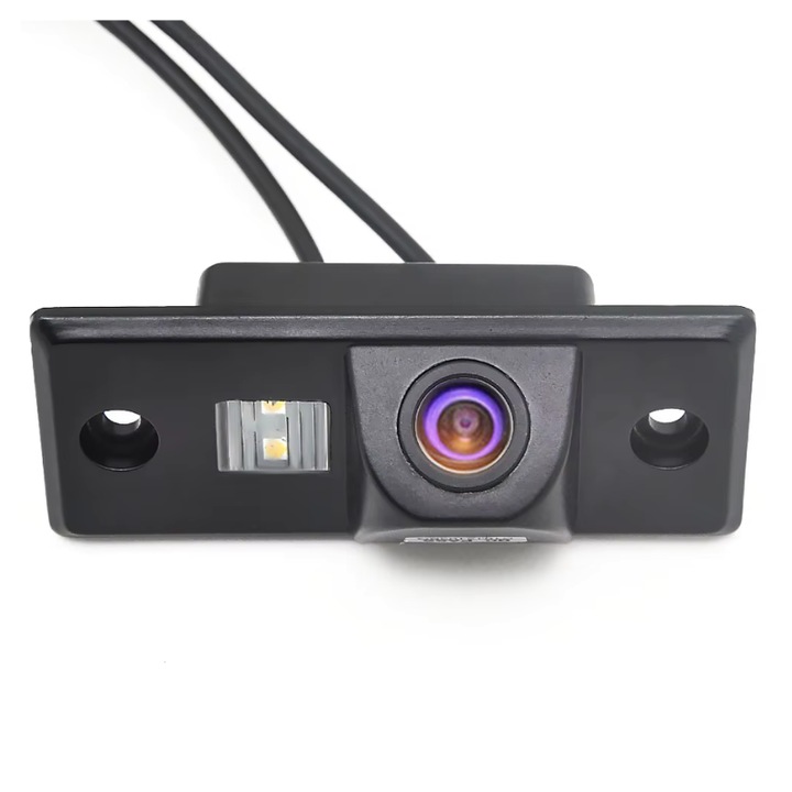 Camera marsarier VW, Skoda, Audi, Seat dedicata pe lampa iluminat numar AHD 1080P-720P