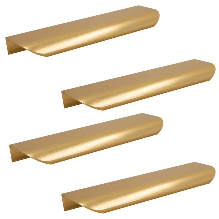 Set 4 x manere mobila 350 mm, B&B, zloty, 35x4x1.8cm
