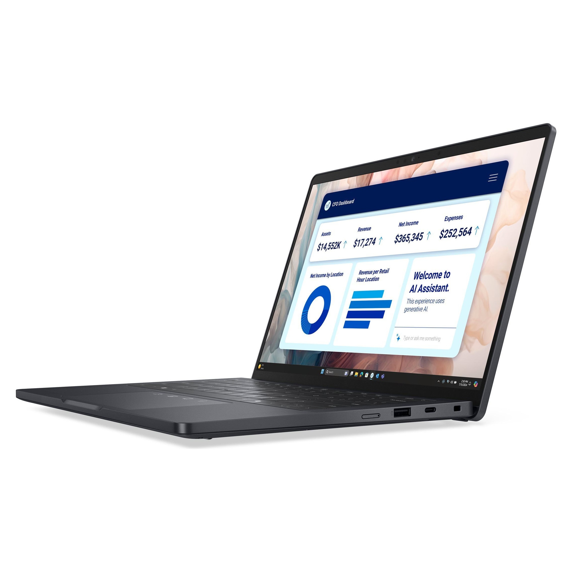 Laptop Dell Pro 13 Premium PA13250, 13.3 inch 1920 x 1200, Intel 266V 8 C / 8 T, 2.2 GHz - 5.0 GHz, 12 MB cache, 16 GB LPDDR5X, 512 GB SSD, Intel Arc Graphics, Windows 11 Pro