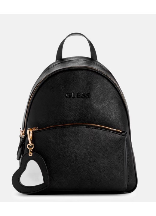 Раница, GUESS, Copper, черна, 100% еко кожа, 28x32x16 см