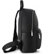 Rucsac dama piele ecologica, Zagatto®, Negru, Elegant, Casual, Scolar, Urban, Bretele reglabile, Usor, Spatios, Dimensiuni 24x33x12 cm, ZG985
