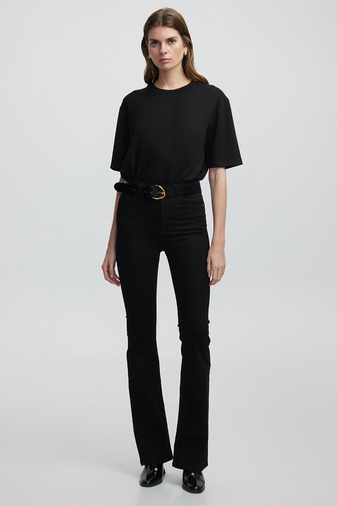 Ipekyol, Blugi bootcut, Negru, 36