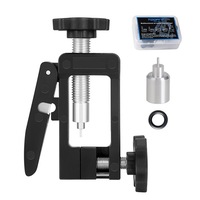 Unealta de montare pentru furtunuri de frana hidraulica pentru bicicleta, Axroad Mall, Unealta multifunctionala pentru bicicleta, 2 in 1, taietor furtun hidraulic, Usor de transportat, Compatibil cu biciclete MTB si sosea, Material nylon, 66*98mm, Negru