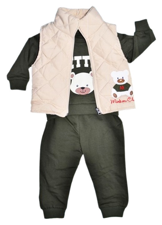 Compleu format din 3 piese, pentru baieti, Mini Junior 2037V, Verde 122396
