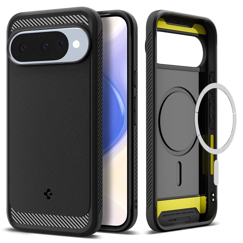 Carcasa Spigen Rugged Armor cu MagSafe compatibila cu Google Pixel 10/10 Pro, Matte Black