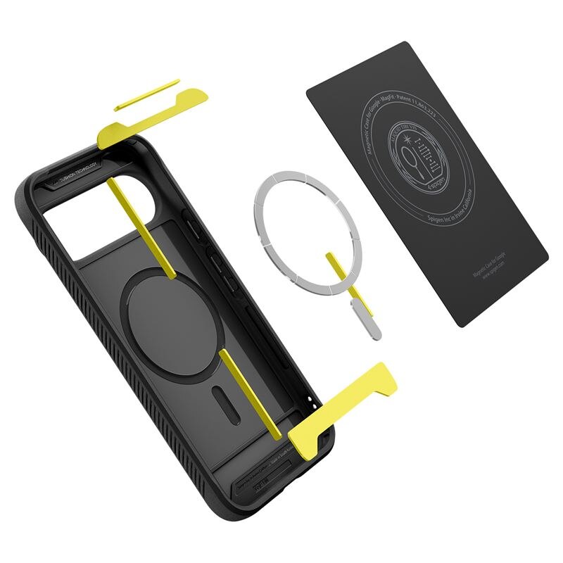 Carcasa Spigen Rugged Armor cu MagSafe compatibila cu Google Pixel 10/10 Pro, Matte Black