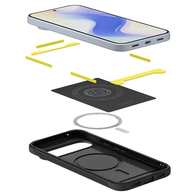 Carcasa Spigen Rugged Armor cu MagSafe compatibila cu Google Pixel 10/10 Pro, Matte Black