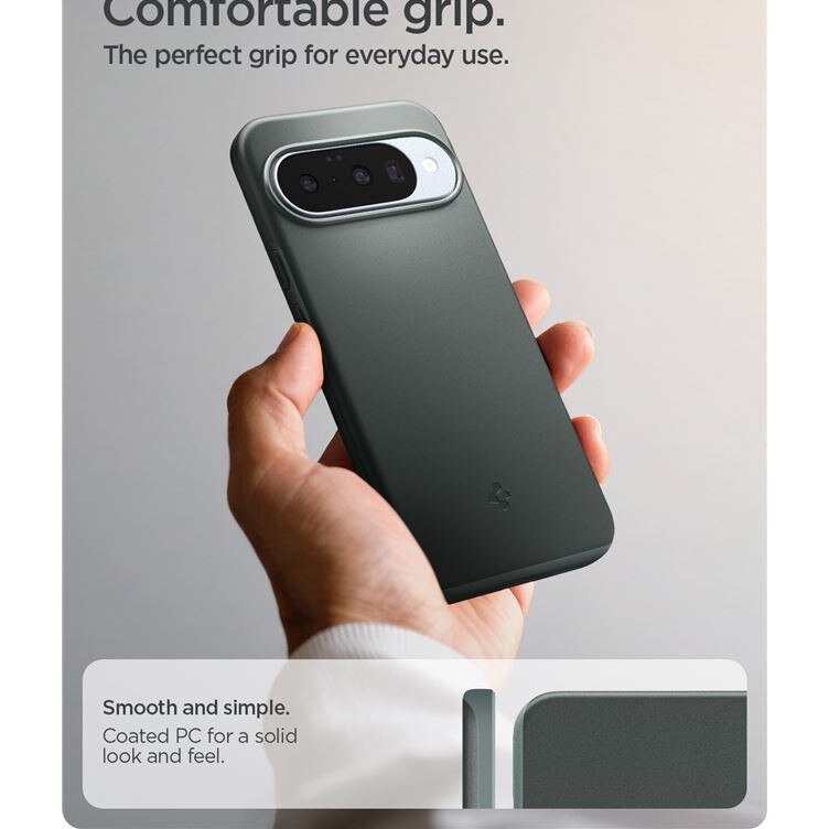 Carcasa Spigen Thin Fit cu MagSafe compatibila cu Google Pixel 10/10 Pro, Verde