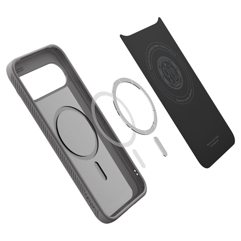 Carcasa Spigen Liquid Air cu MagSafe compatibila cu Google Pixel 10/10 Pro, Matte Gray