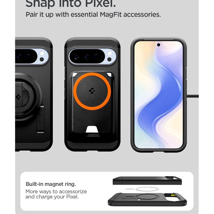 Carcasa Spigen Tough Armor cu MagSafe compatibila cu Google Pixel 10 Pro XL, Negru
