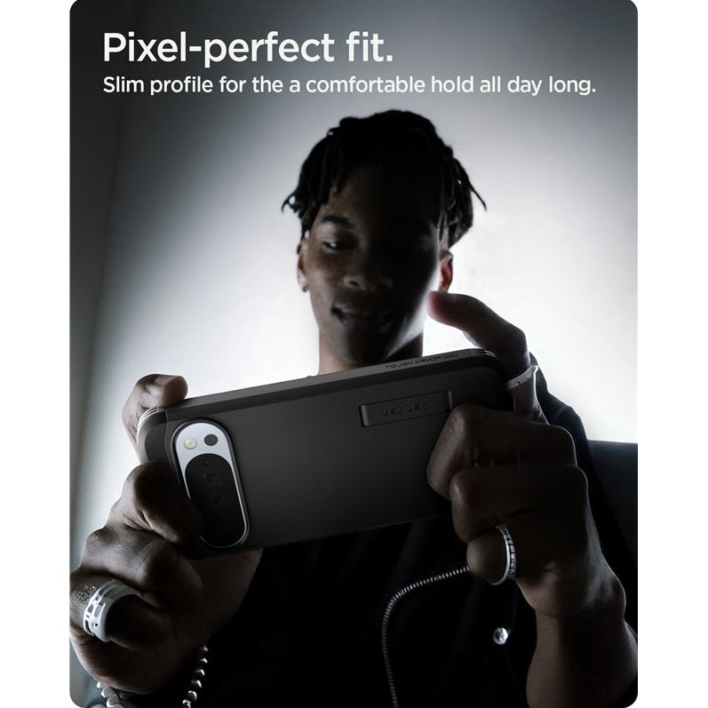 Carcasa Spigen Tough Armor cu MagSafe compatibila cu Google Pixel 10 Pro XL, Negru