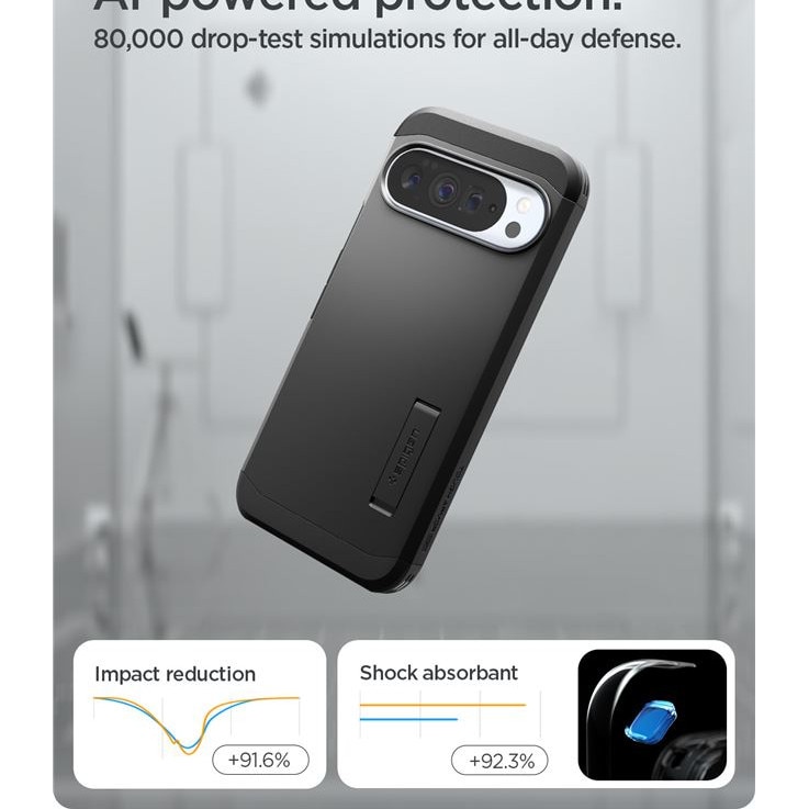 Carcasa Spigen Tough Armor cu MagSafe compatibila cu Google Pixel 10 Pro XL, Negru