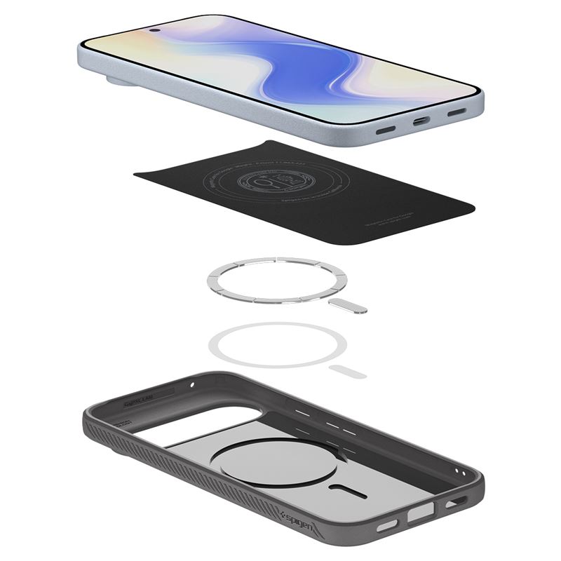 Carcasa Spigen Liquid Air cu MagSafe compatibila cu Google Pixel 10/10 Pro, Matte Gray