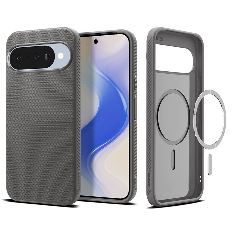 Carcasa Spigen Liquid Air cu MagSafe compatibila cu Google Pixel 10/10 Pro, Matte Gray