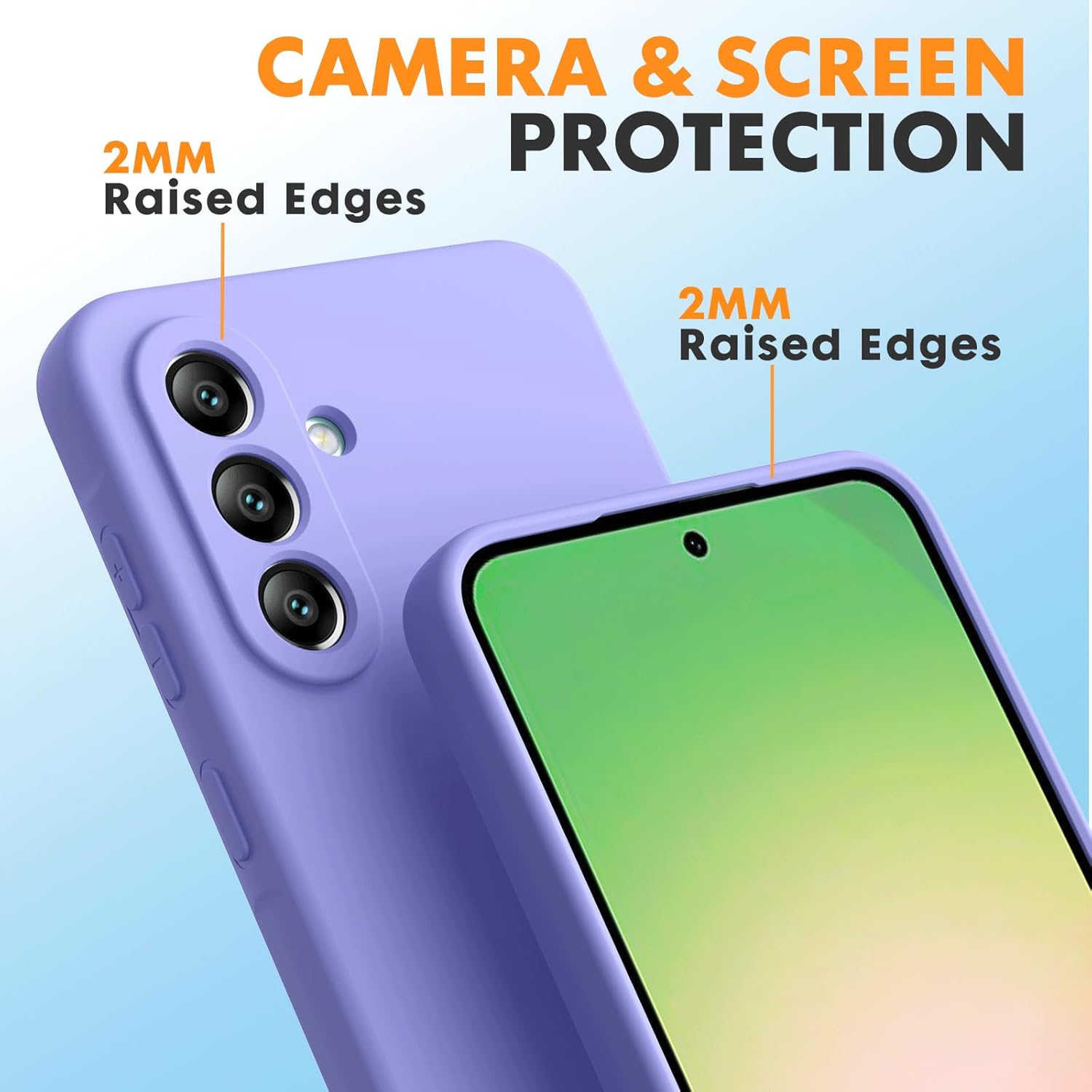 Husa Soft Touch, slim, ALC Mobile, anti soc, compatibila cu Samsung Galaxy A57, Lila Tpu