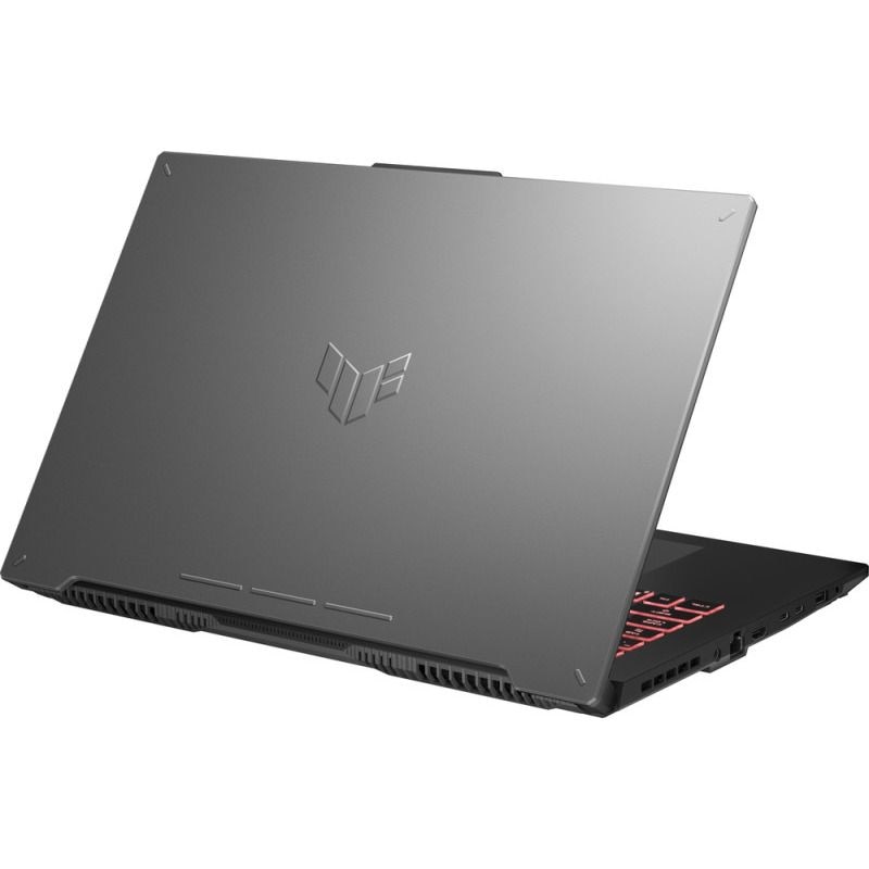 Laptop Gaming ASUS TUF A17 FA707NUG Procesor AMD Ryzen™ 7 7445HS 16M Cache, up to 4.7 GHz, 17.3" FHD 144Hz, 16GB, 512GB SSD, nVidia GeForce RTX 4050 @6GB, Negru/Gri