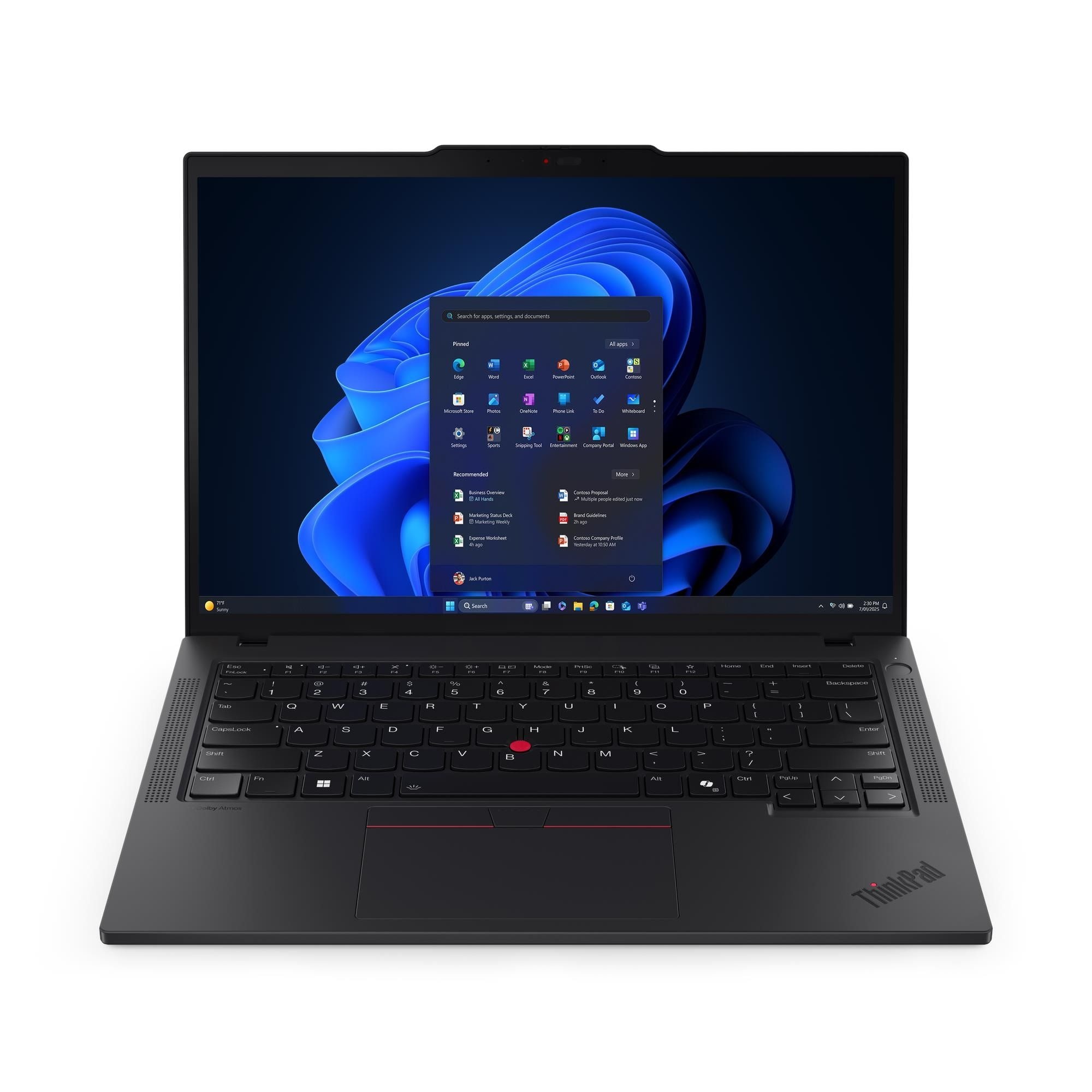 Laptop, Lenovo, ThinkPad T14 Gen 6, Procesor Intel® Core™ Ultra 7 255U 12M Cache, 5.20 GHz, 14", 2.8K OLED Touch 120Hz VRR, 32GB, 1TB SSD, 4G LTE, Intel® Graphics, Win 11 Pro, Negru