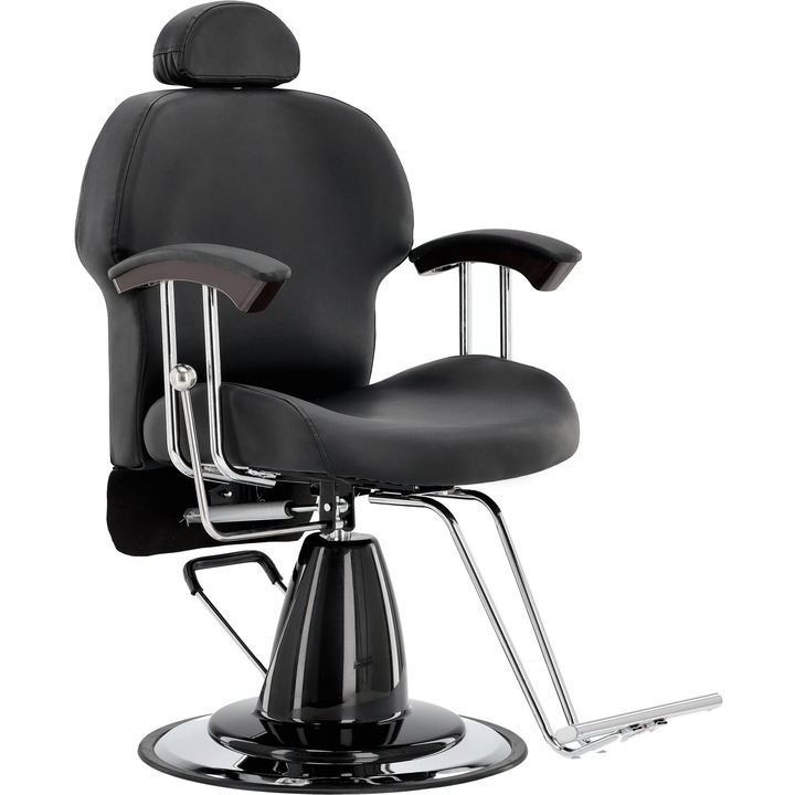 Barber King, Scaun de frizerie hidraulic pentru salonul de frizerie barber shop Olaf Barberking, AO-FB-C946-BK