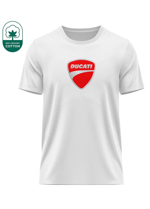 Férfi póló Ducati 10.10, rövid ujjú, többszínű