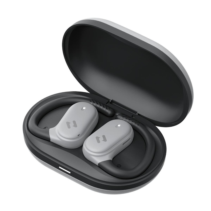 Casti HAVIT OWS915, Bluetooth 5.4, TWS, Open-Ear, Control tactil, Gri-Negru