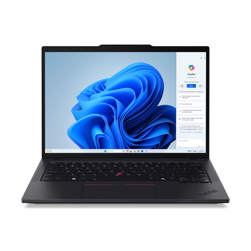 Laptop Lenovo ThinkPad T14 Gen 6 Procesor Intel® Core™ Ultra 7 265H 24M Cache, up to 5.30 GHz 14" WUXGA IPS, 64GB DDR5, 1TB SSD, Intel® Arc 140T Graphics, Win 11 Pro, Negru
