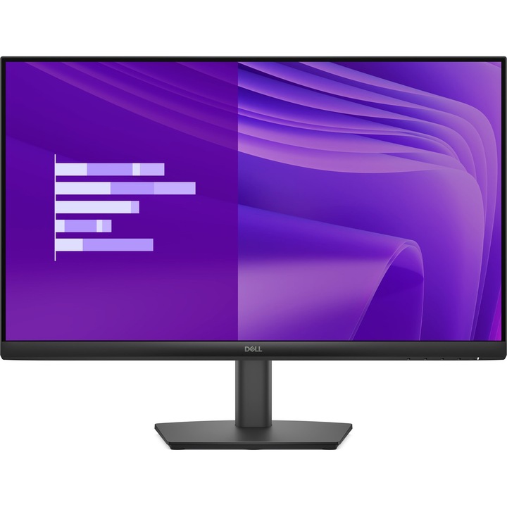 DELL E sorozatú monitor, 23,8" Full HD 1920 x 1080, IPS, 8 ms, 100 Hz, Fekete